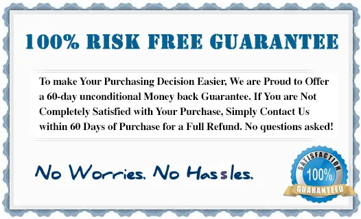 60-day unconditional money-back guarantee
